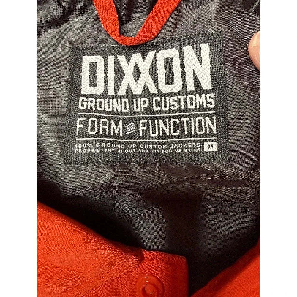 Dixxon Jacket Coaches Unite Men Med Red Windbreaker Coach Grunge Streetwear New